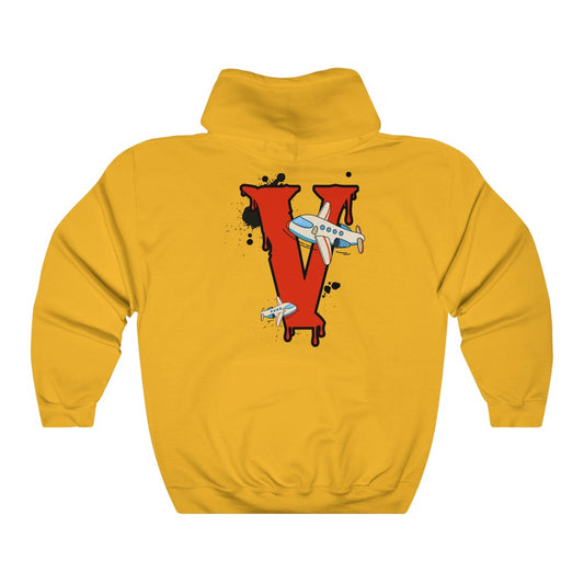 Vanish | Iconic V Pullover Hoodie – Screen-Printed Front and Back
