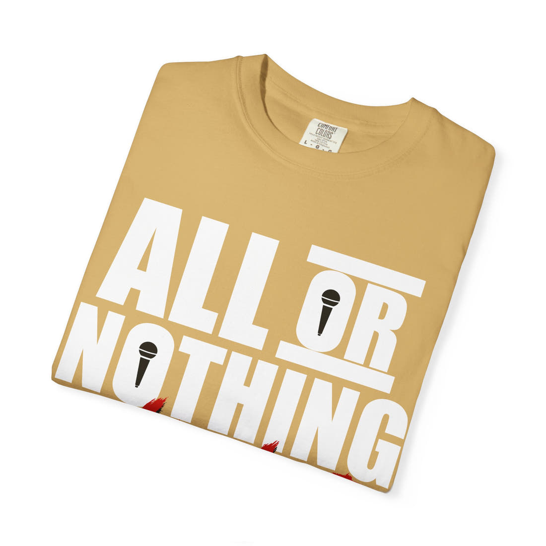 All or Nothing Cypher | Spring '26 Cypher Tee – Block Type Graphic