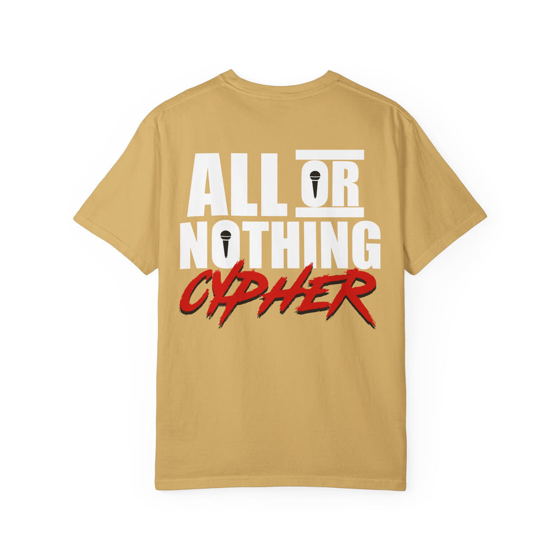 All or Nothing Cypher | Spring '26 Cypher Tee – Block Type Graphic