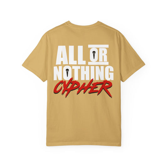 All or Nothing Cypher | Spring '26 Cypher Tee – Block Type Graphic