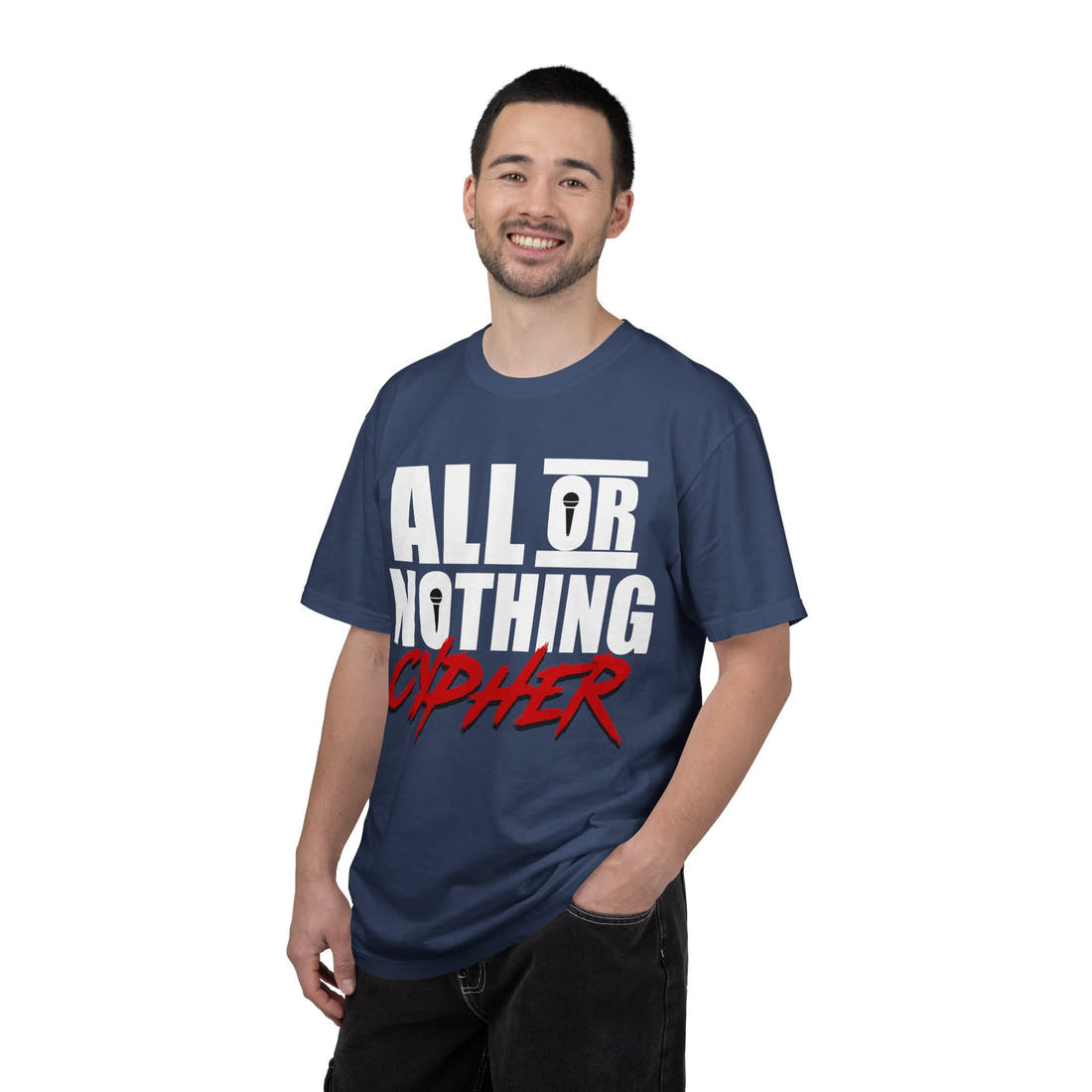 All or Nothing Cypher | Spring '26 Cypher Tee – Block Type Graphic