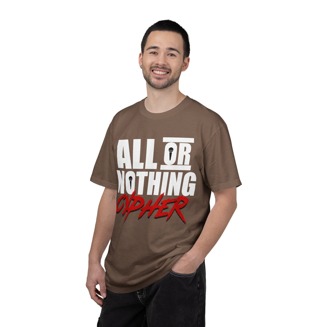 All or Nothing Cypher | Spring '26 Cypher Tee – Block Type Graphic