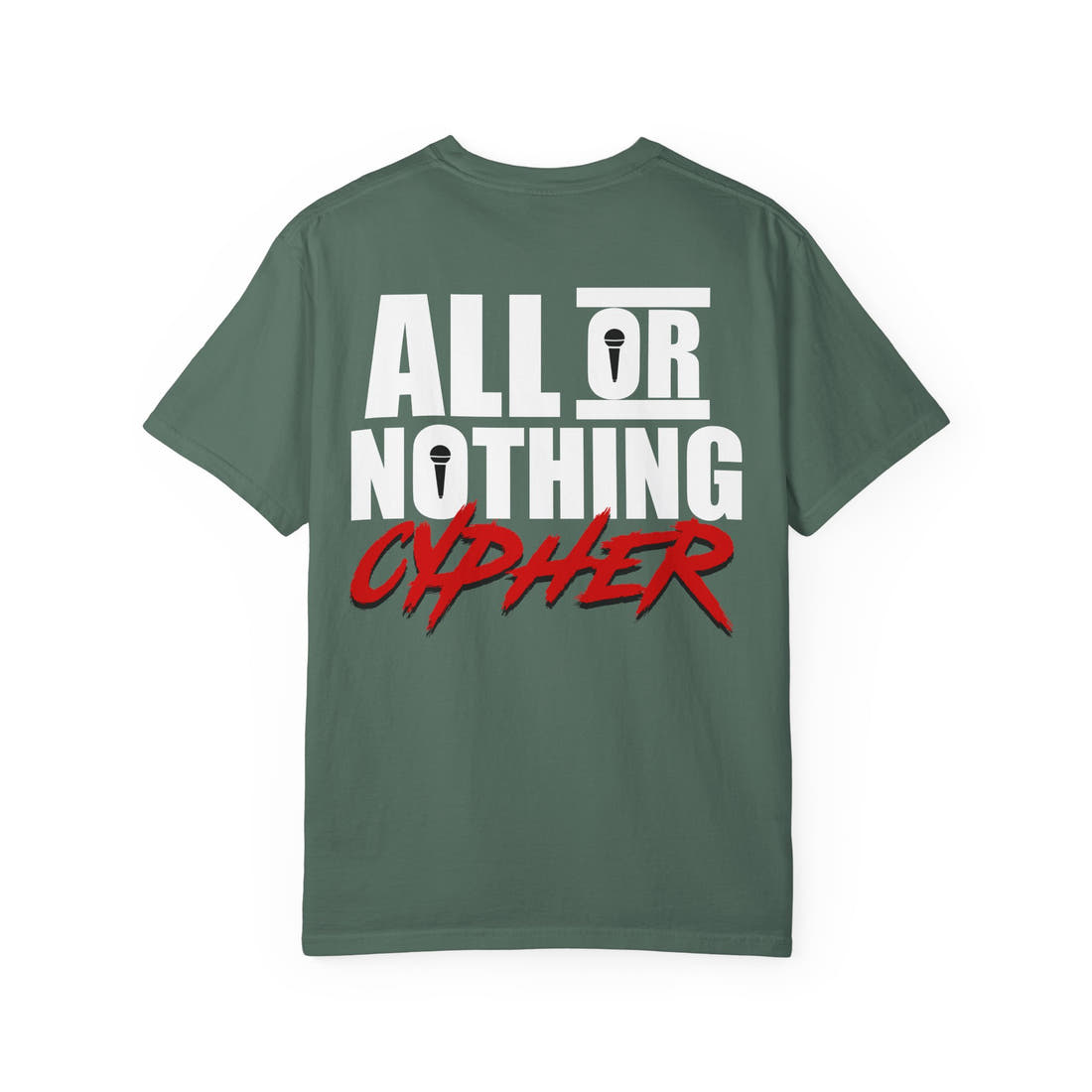 All or Nothing Cypher | Smoke Screen "Limited" Tee – Back Block Print
