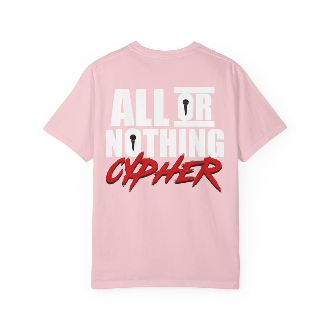 All or Nothing Cypher | Smoke Screen "Limited" Tee – Back Block Print
