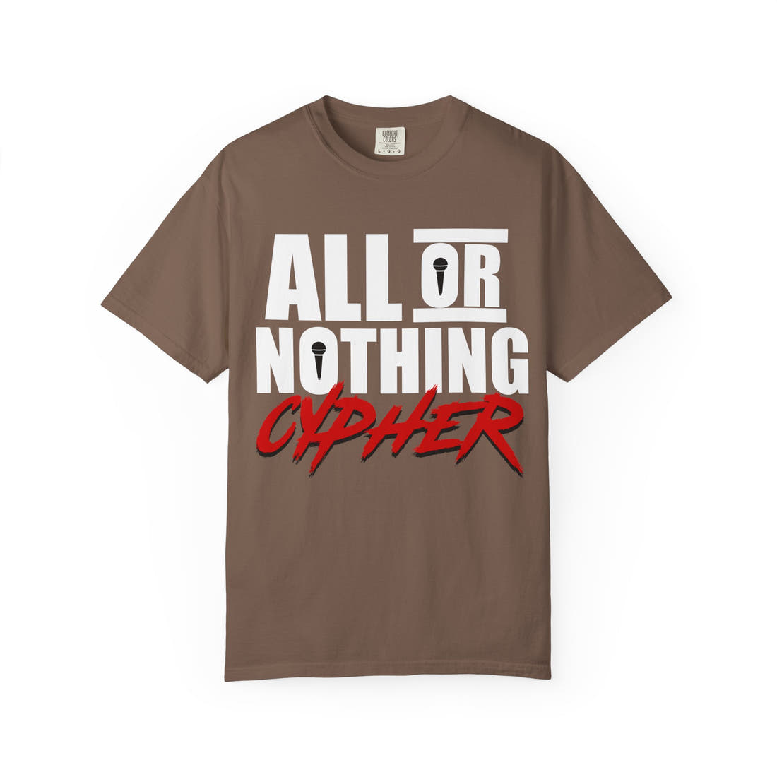All or Nothing Cypher | Spring '26 Cypher Tee – Block Type Graphic