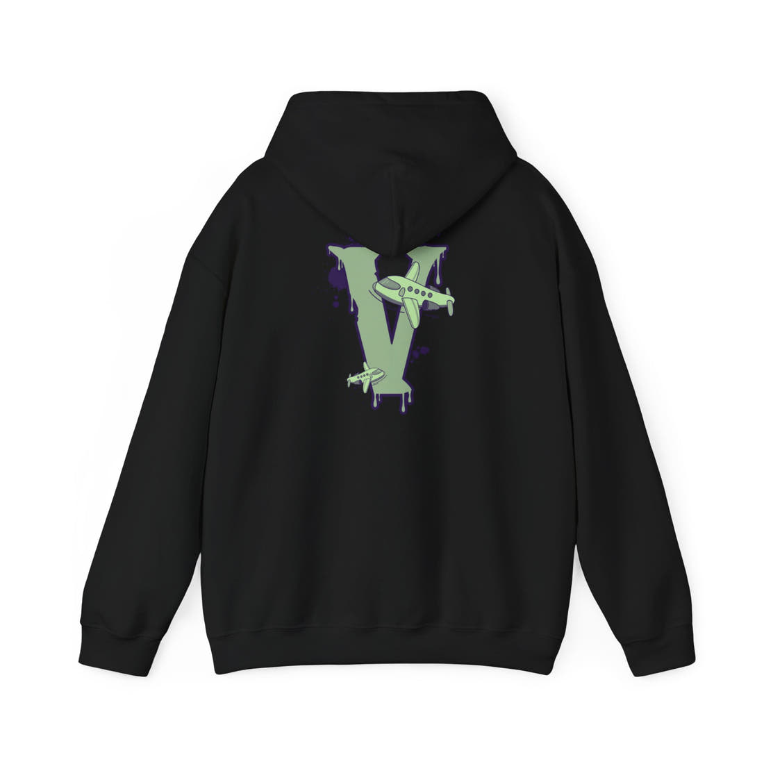 Vanish | Iconic V Drip Logo Hoodie – Grunge Graphic Pullover