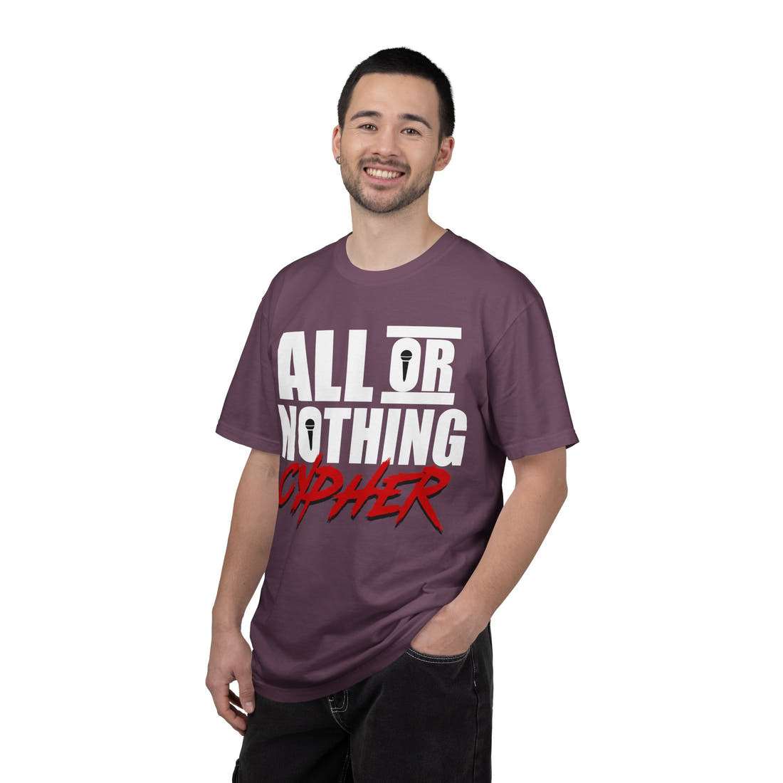 All or Nothing Cypher | Spring '26 Tee – Block Letter Graphic