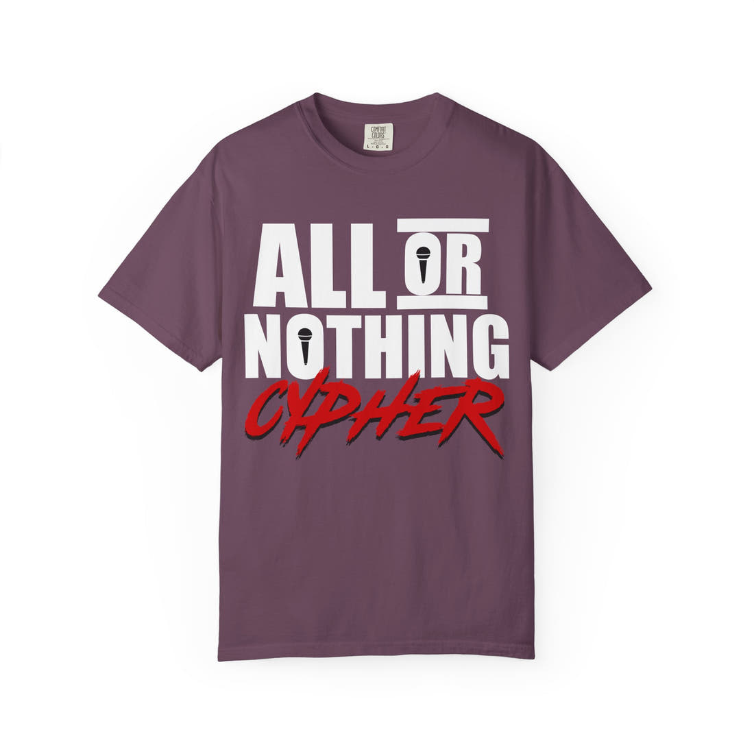 All or Nothing Cypher | Spring '26 Tee – Block Letter Graphic