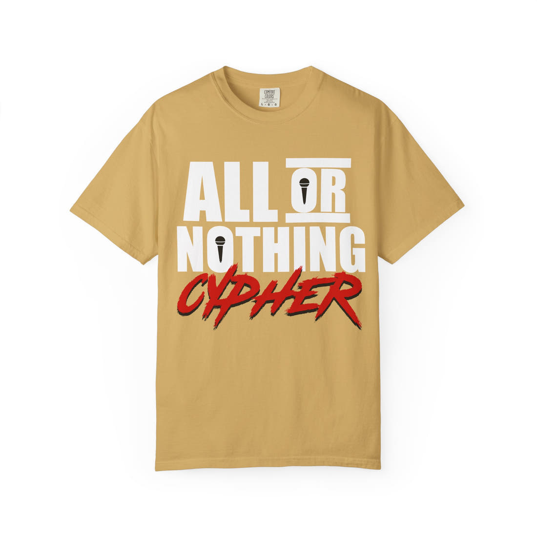 All or Nothing Cypher | Spring '26 Cypher Tee – Block Type Graphic