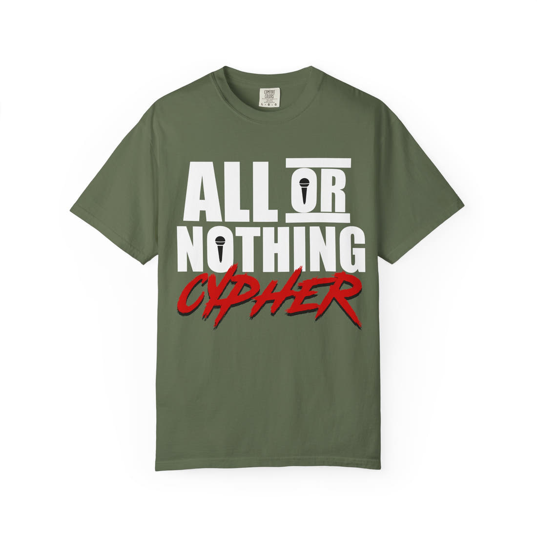 All or Nothing Cypher | Spring '26 Cypher Tee – Block Type Graphic