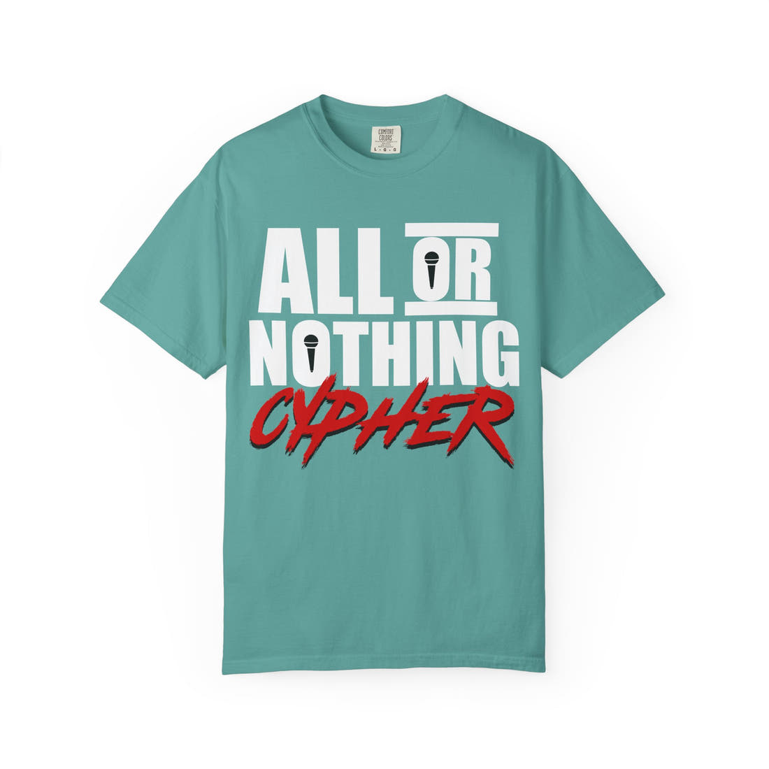 All or Nothing Cypher | Spring '26 Tee – Block Letter Graphic