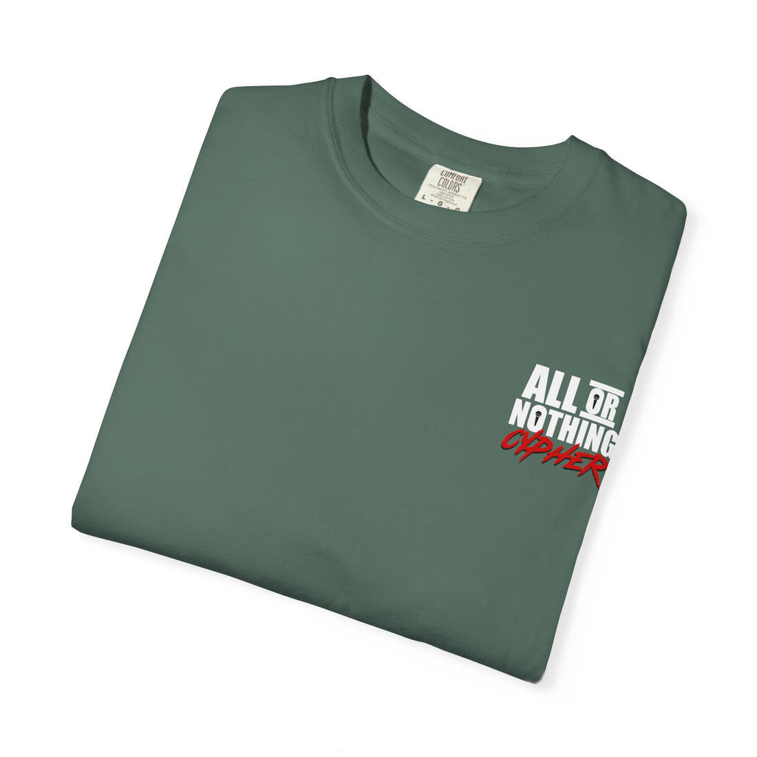 All or Nothing Cypher | Smoke Screen "Limited" Tee – Back Block Print