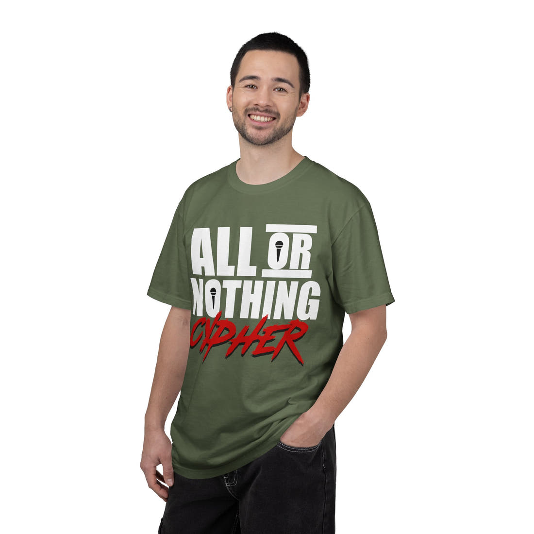 All or Nothing Cypher | Spring '26 Cypher Tee – Block Type Graphic