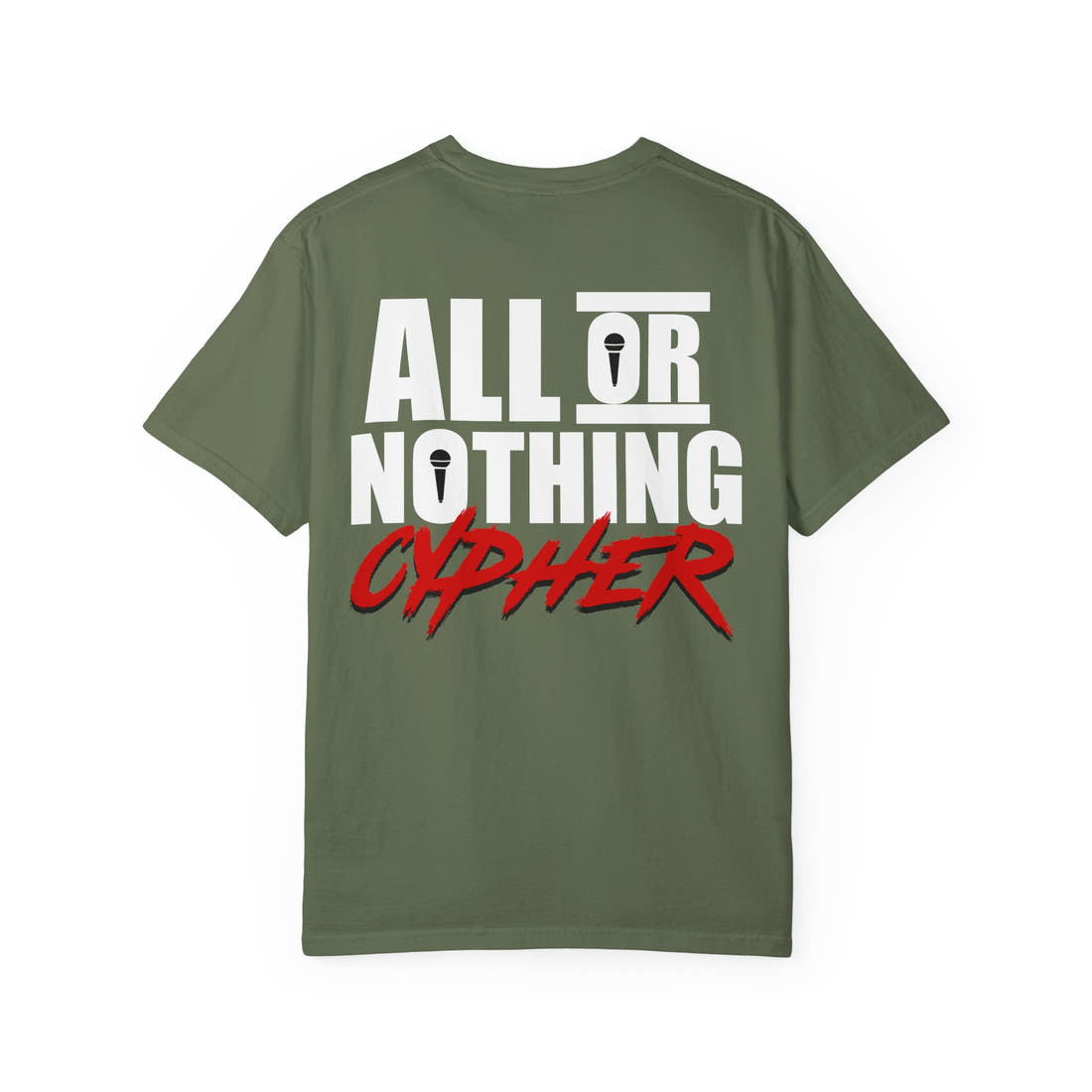 All or Nothing Cypher | Spring '26 Cypher Tee – Block Type Graphic