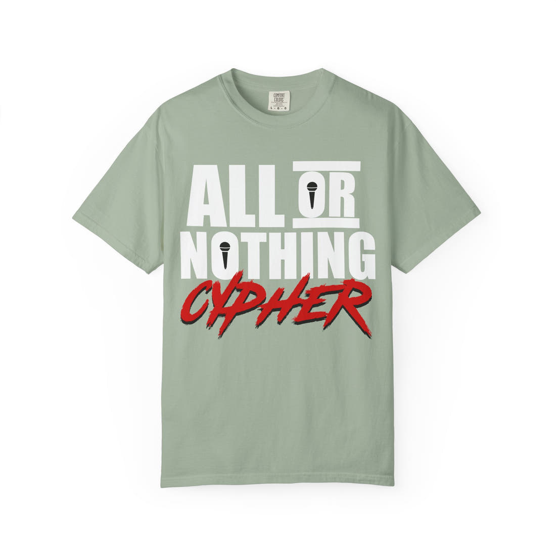 All or Nothing Cypher | Spring '26 Tee – Block Letter Graphic