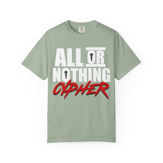 All or Nothing Cypher | Spring '26 Tee – Block Letter Graphic