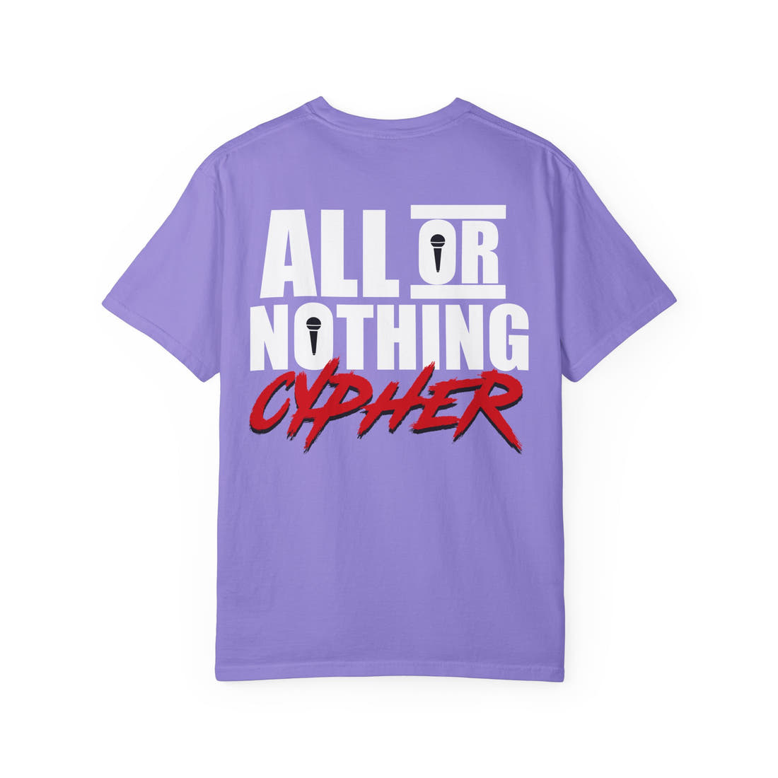All or Nothing Cypher | Smoke Screen "Limited" Tee – Back Block Print