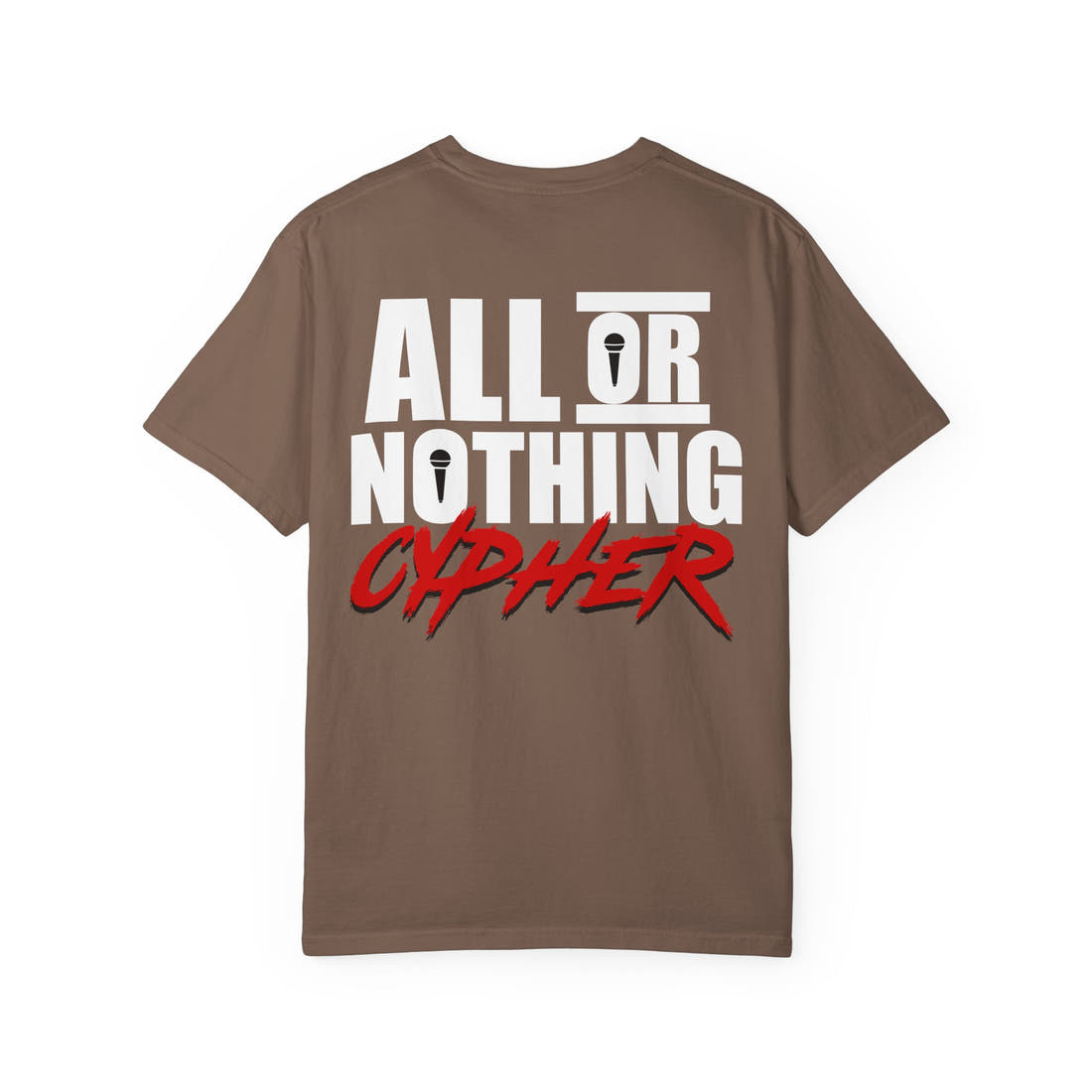 All or Nothing Cypher | Spring '26 Cypher Tee – Block Type Graphic