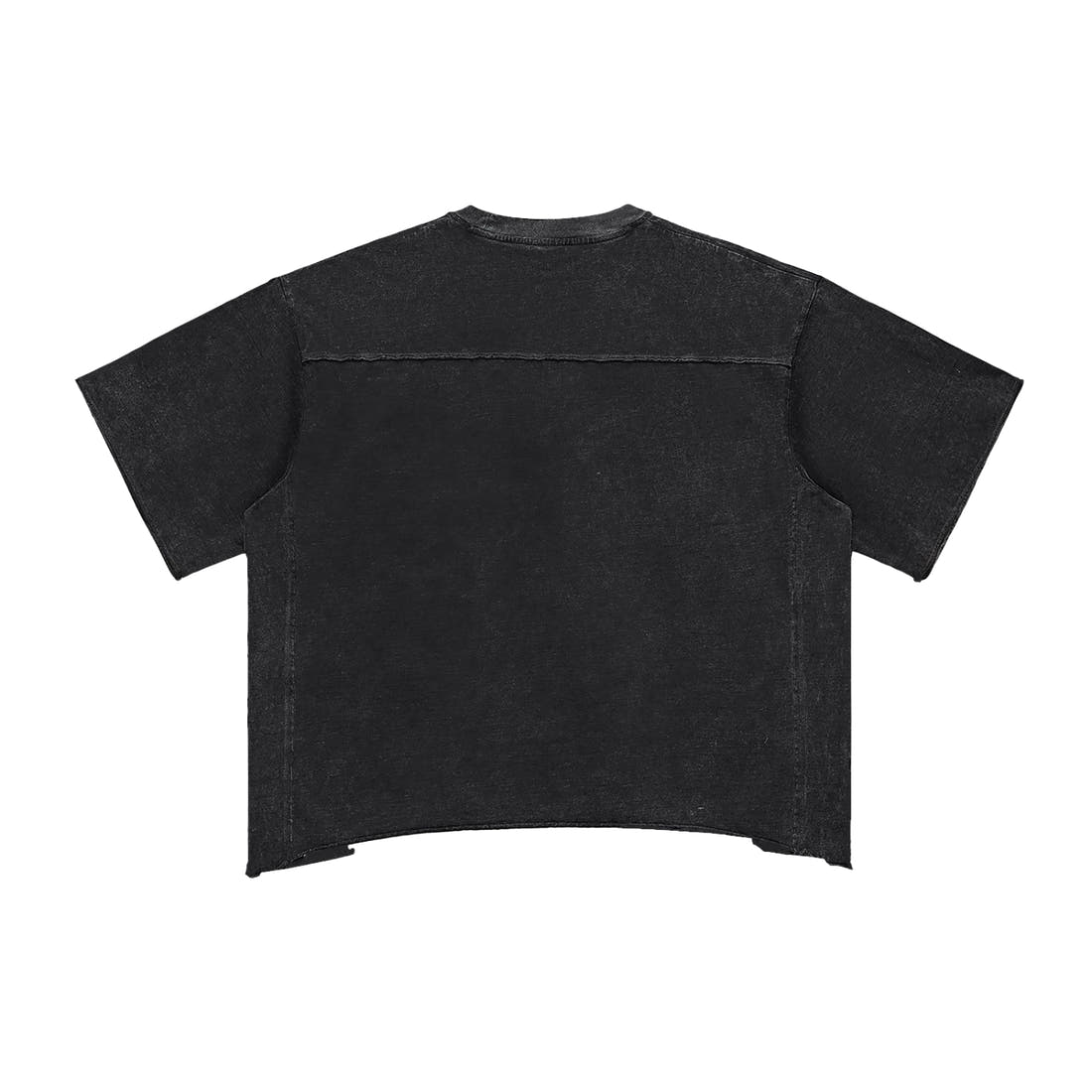 Raw Edge Snow Washed Boxy T-Shirt (Casualty One)