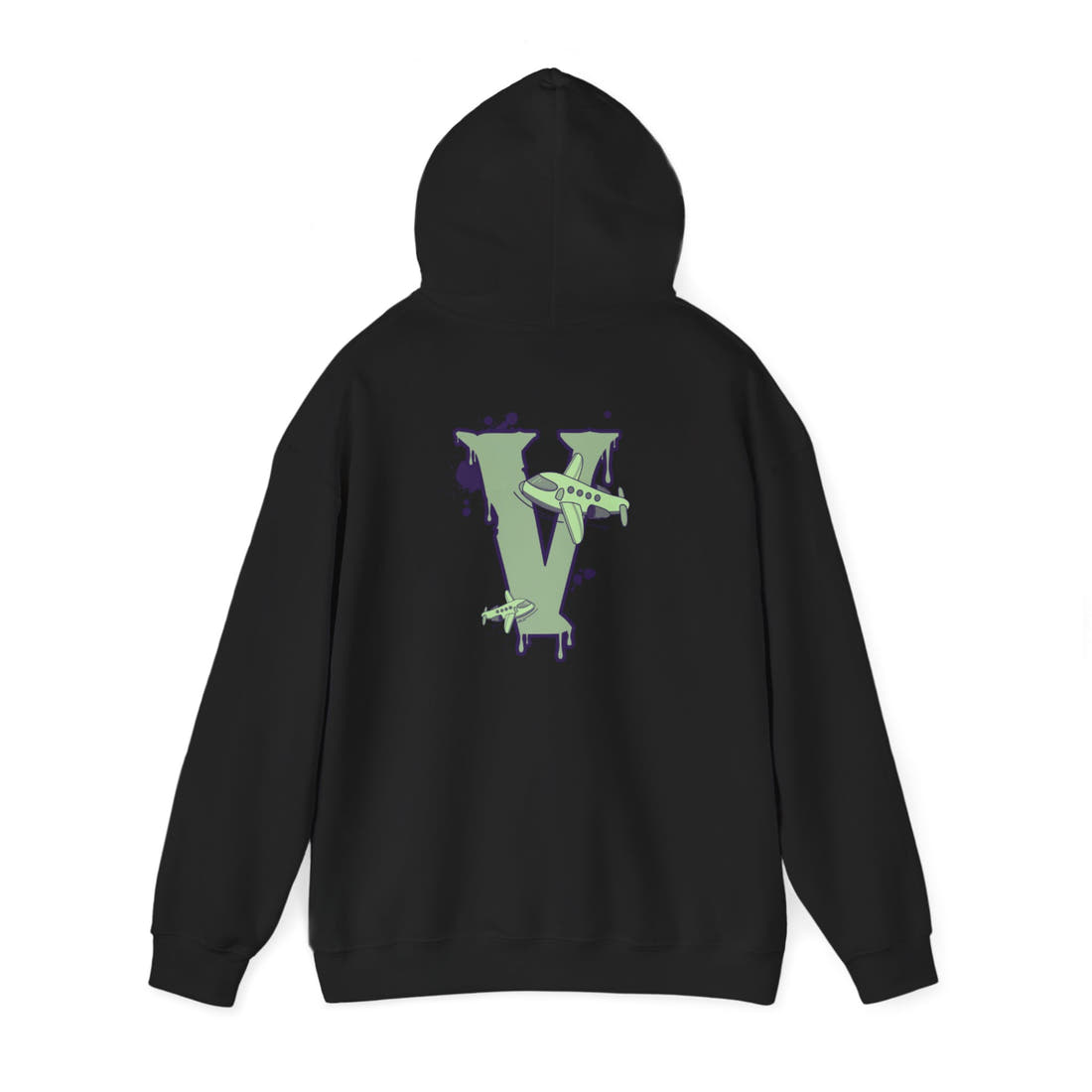 Vanish | Iconic V Drip Logo Hoodie – Grunge Graphic Pullover
