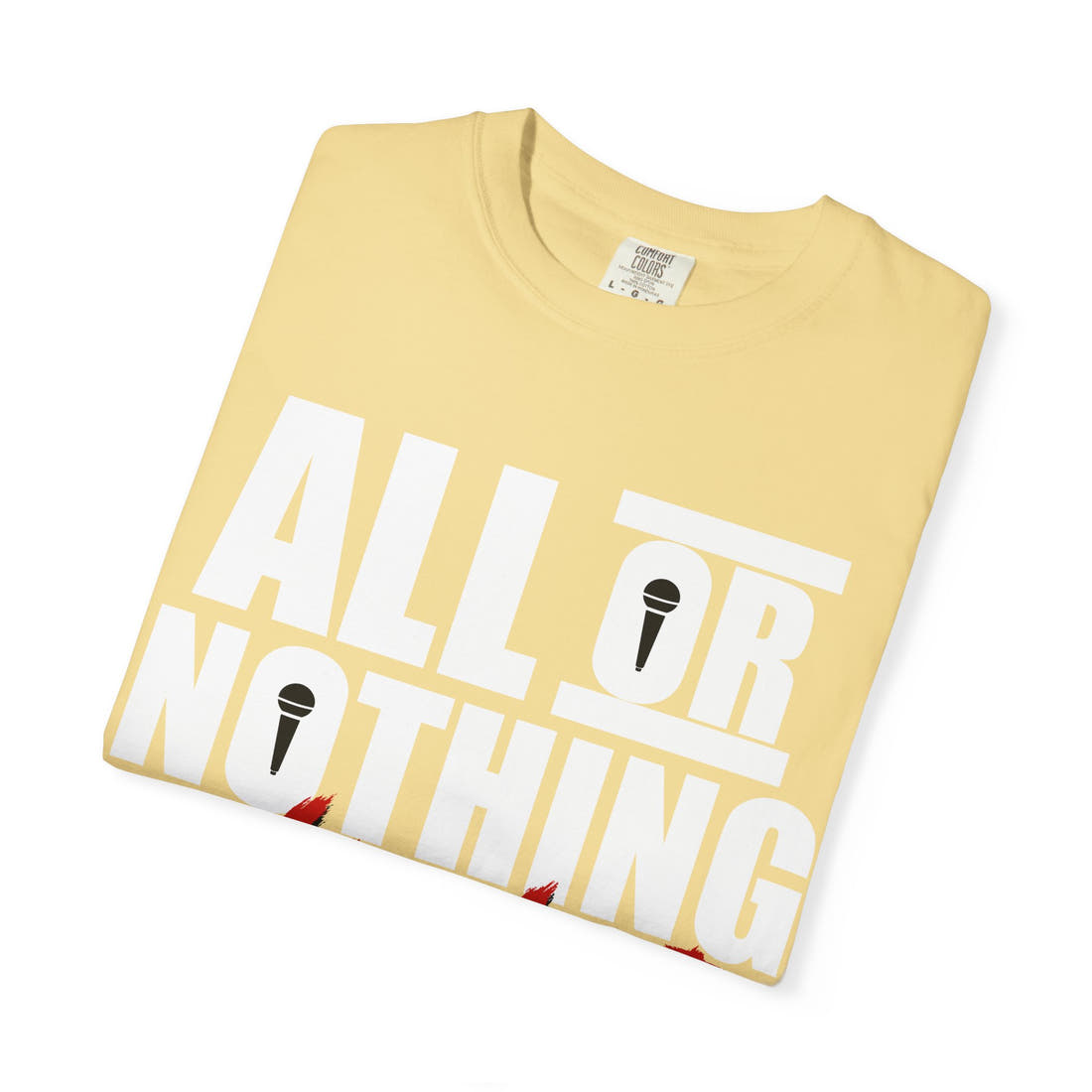 All or Nothing Cypher | Spring '26 Cypher Tee – Block Type Graphic