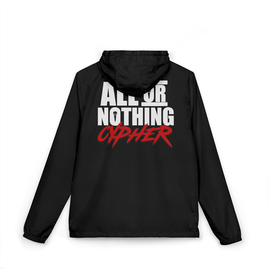 All or Nothing Cypher | The Rotation Windbreaker – Graphic Zip Jacket