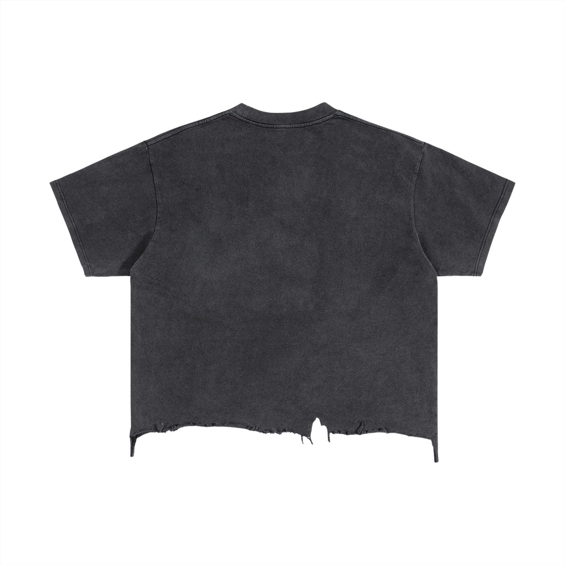 Vintage Wash Boxy Distressed Hem T-Shirt (Casualty One)