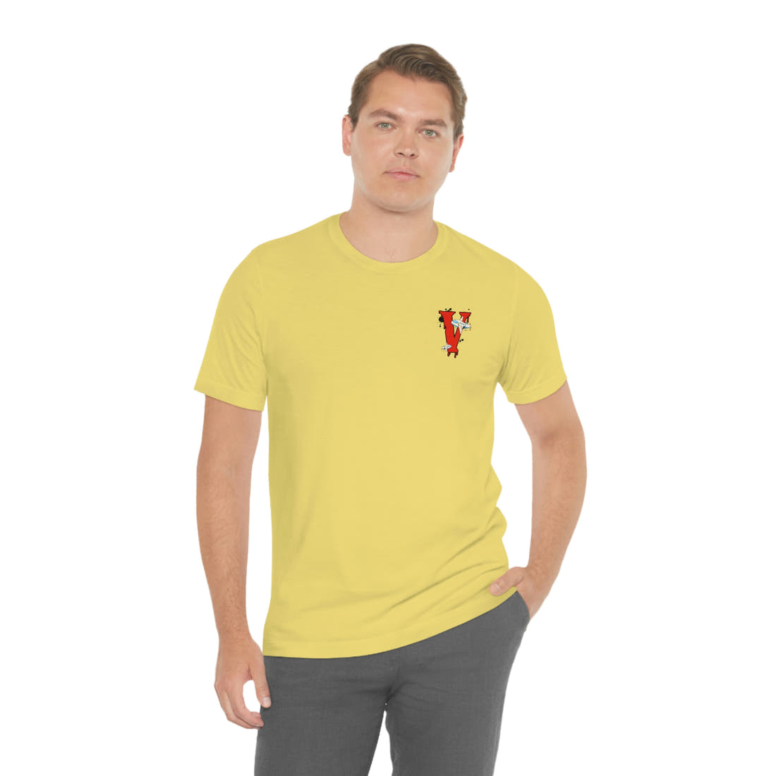Vanish | Iconic V Logo Tee – Screen-Printed Front & Back