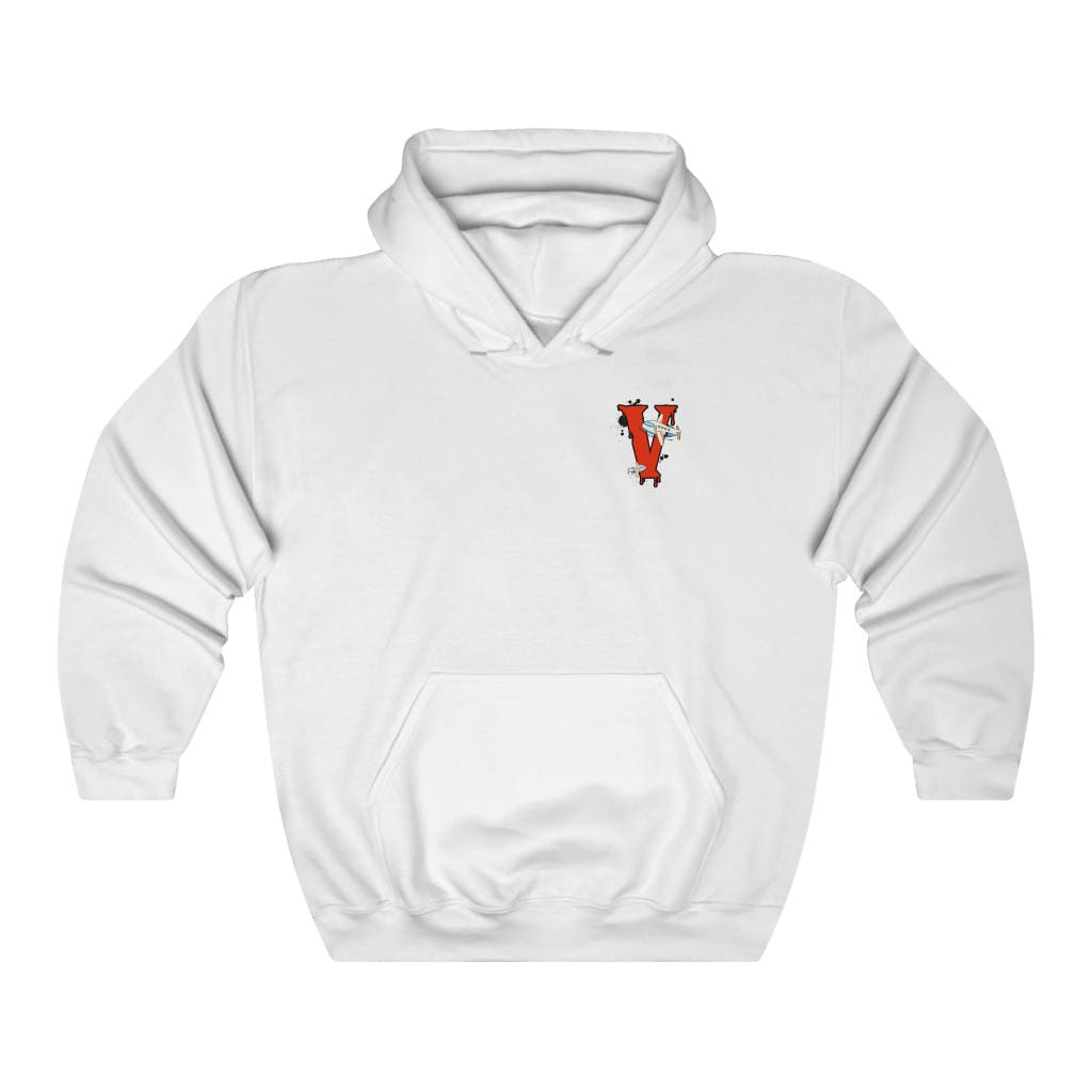 Vanish | Iconic V Pullover Hoodie – Screen-Printed Front and Back