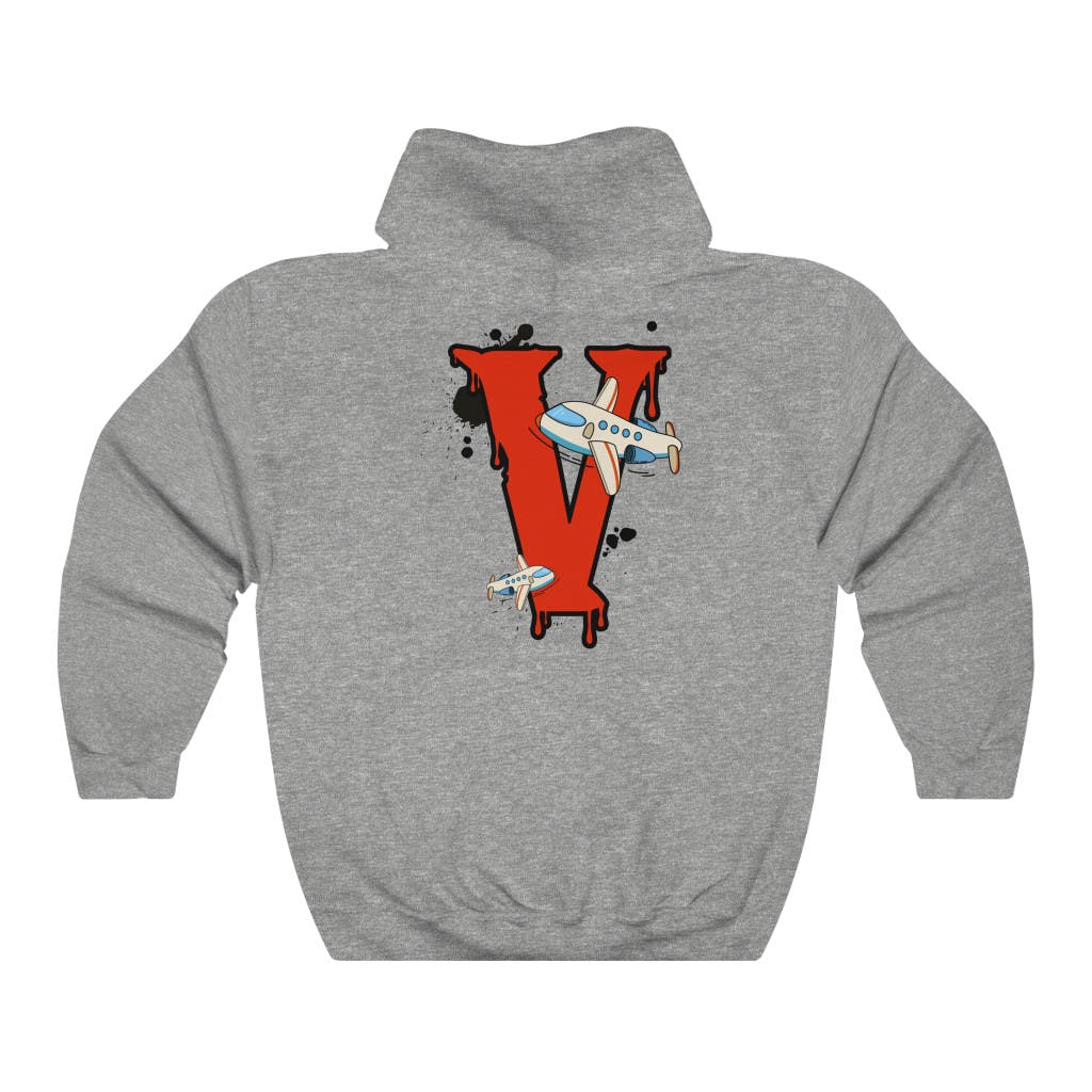Vanish | Iconic V Pullover Hoodie – Screen-Printed Front and Back