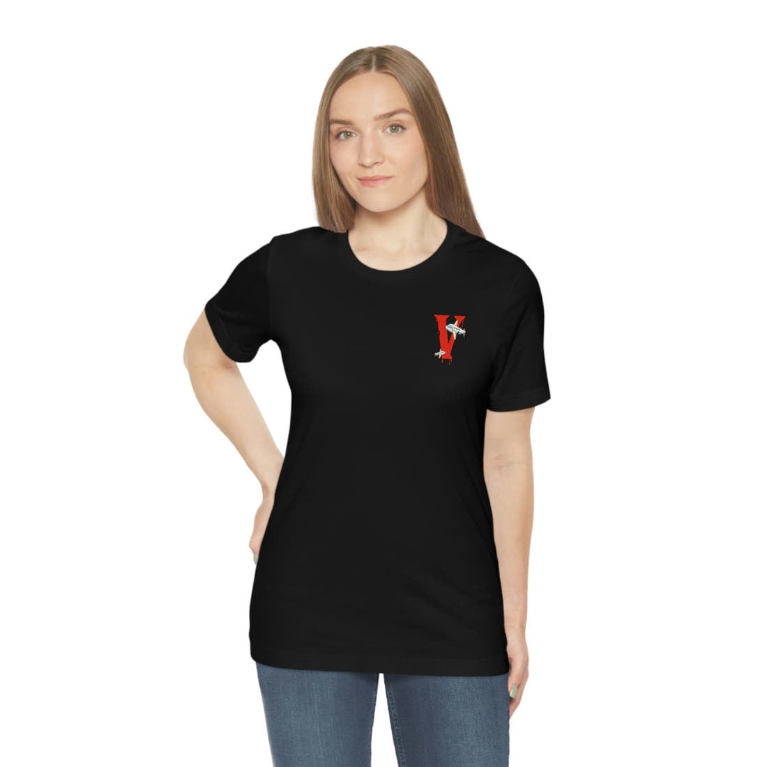 Vanish | Iconic V Logo Tee – Screen-Printed Front & Back