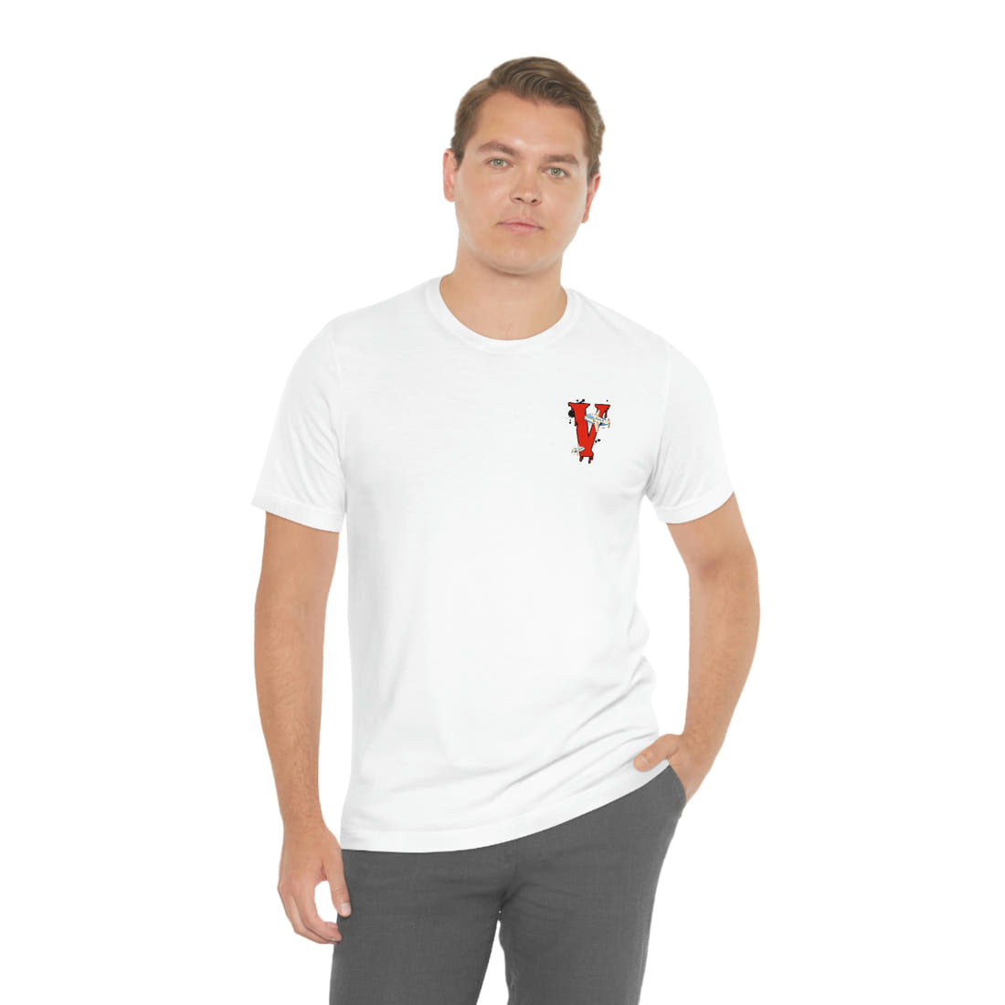Vanish | Iconic V Logo Tee – Screen-Printed Front & Back