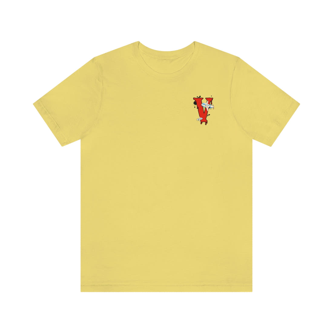 Vanish | Iconic V Logo Tee – Screen-Printed Front & Back