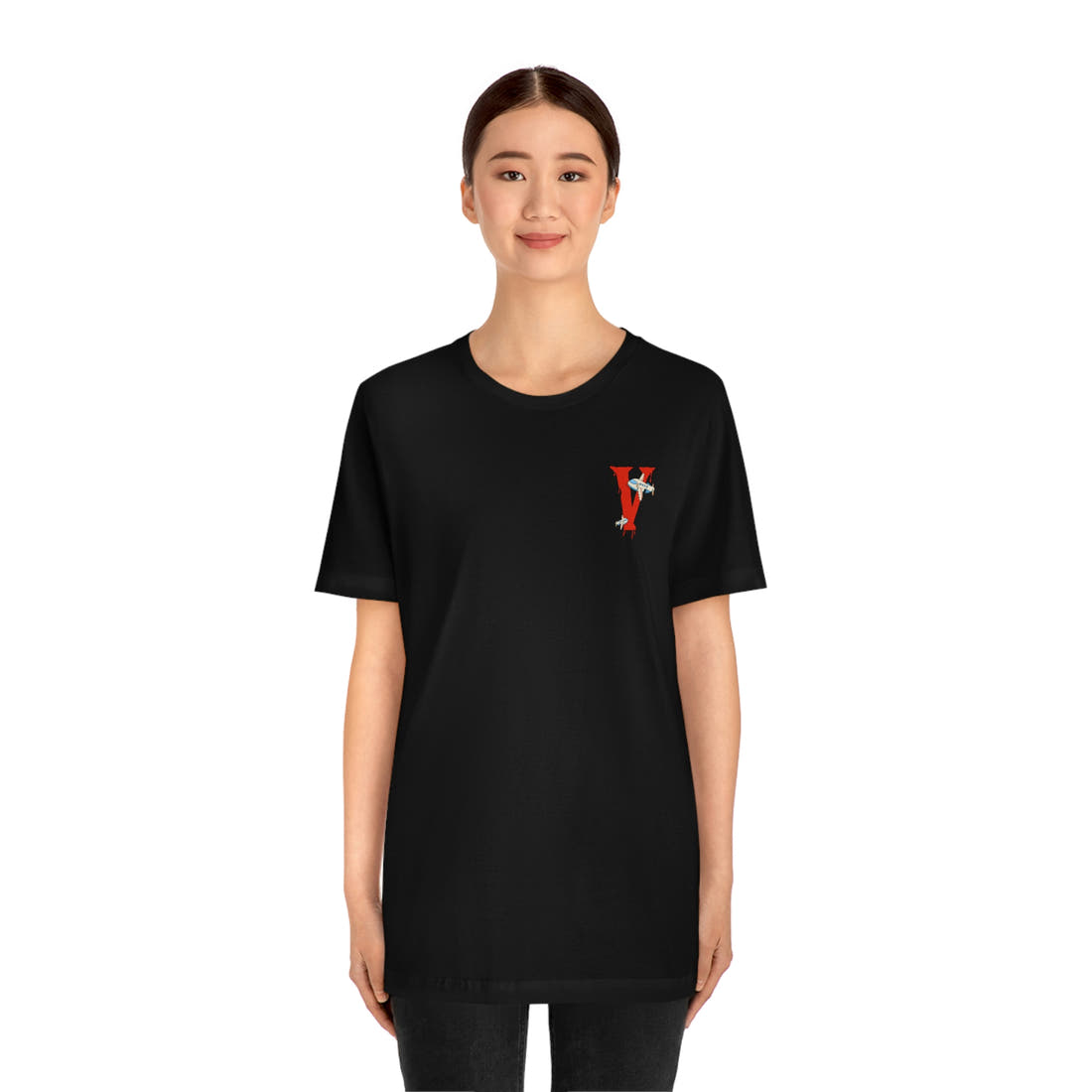 Vanish | Iconic V Logo Tee – Screen-Printed Front & Back