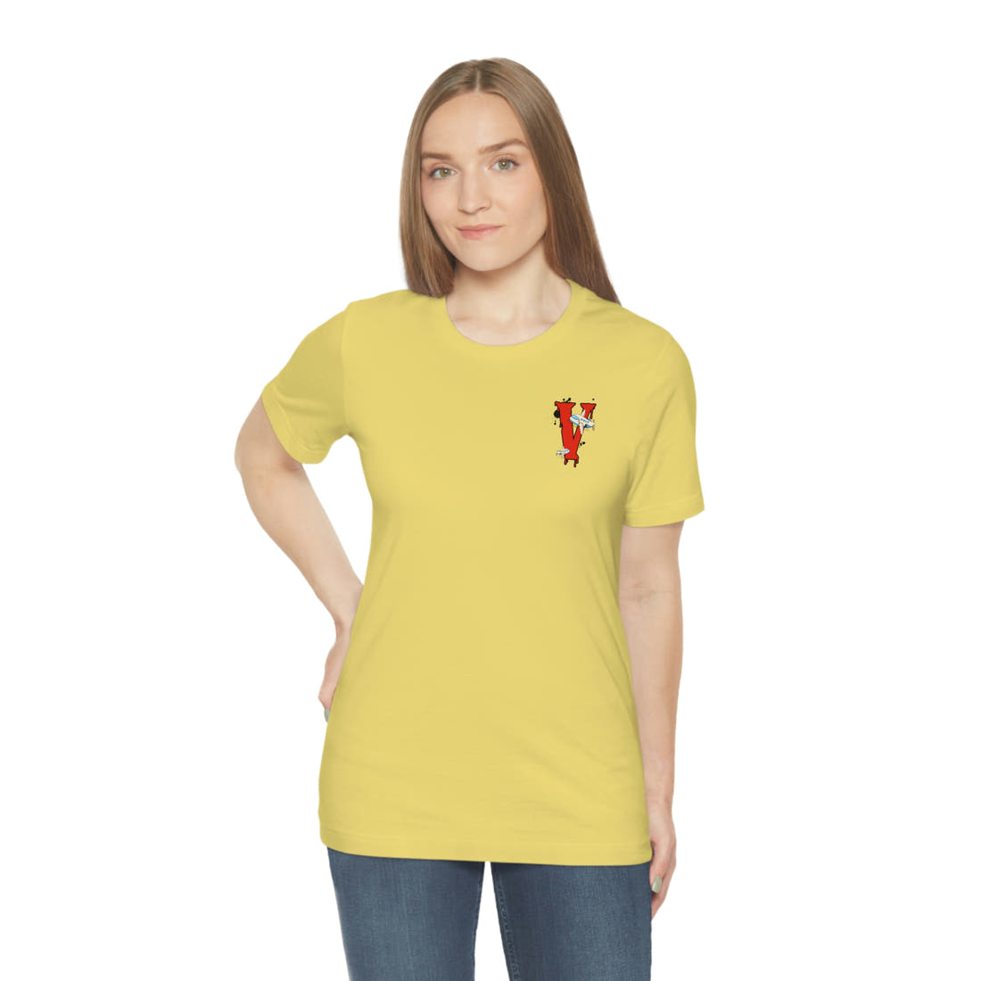 Vanish | Iconic V Logo Tee – Screen-Printed Front & Back
