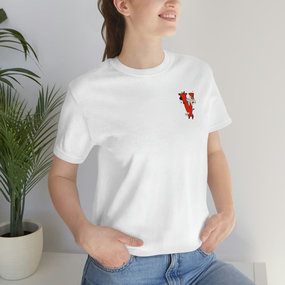 Vanish | Iconic V Logo Tee – Screen-Printed Front & Back