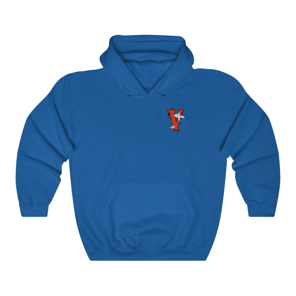 Vanish | Iconic V Pullover Hoodie – Screen-Printed Front and Back