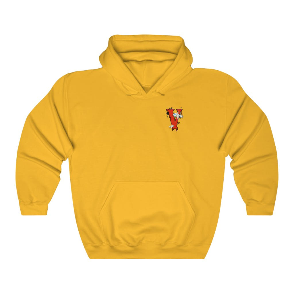 Vanish | Iconic V Pullover Hoodie – Screen-Printed Front and Back