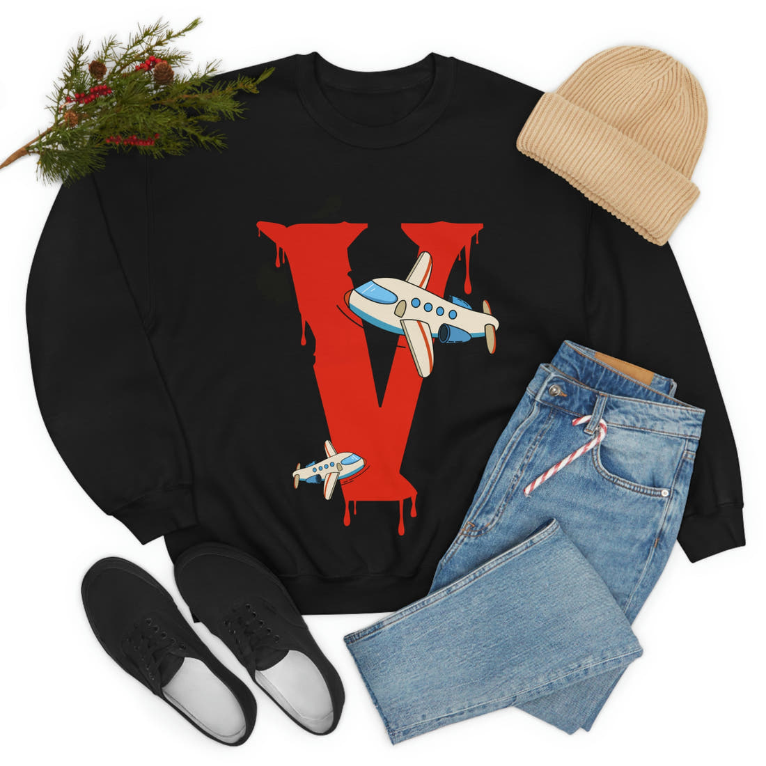 Vanish | Iconic V Crewneck – Big Front Logo