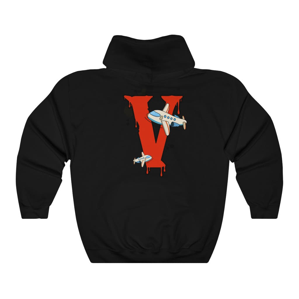 Vanish | Iconic V Pullover Hoodie – Screen-Printed Front and Back