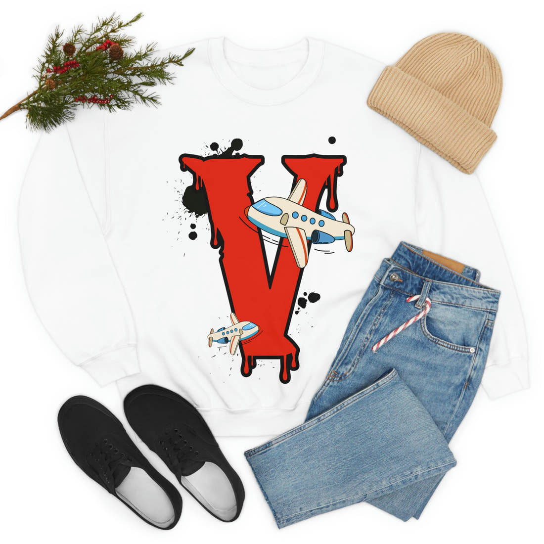 Vanish | Iconic V Crewneck – Big Front Logo