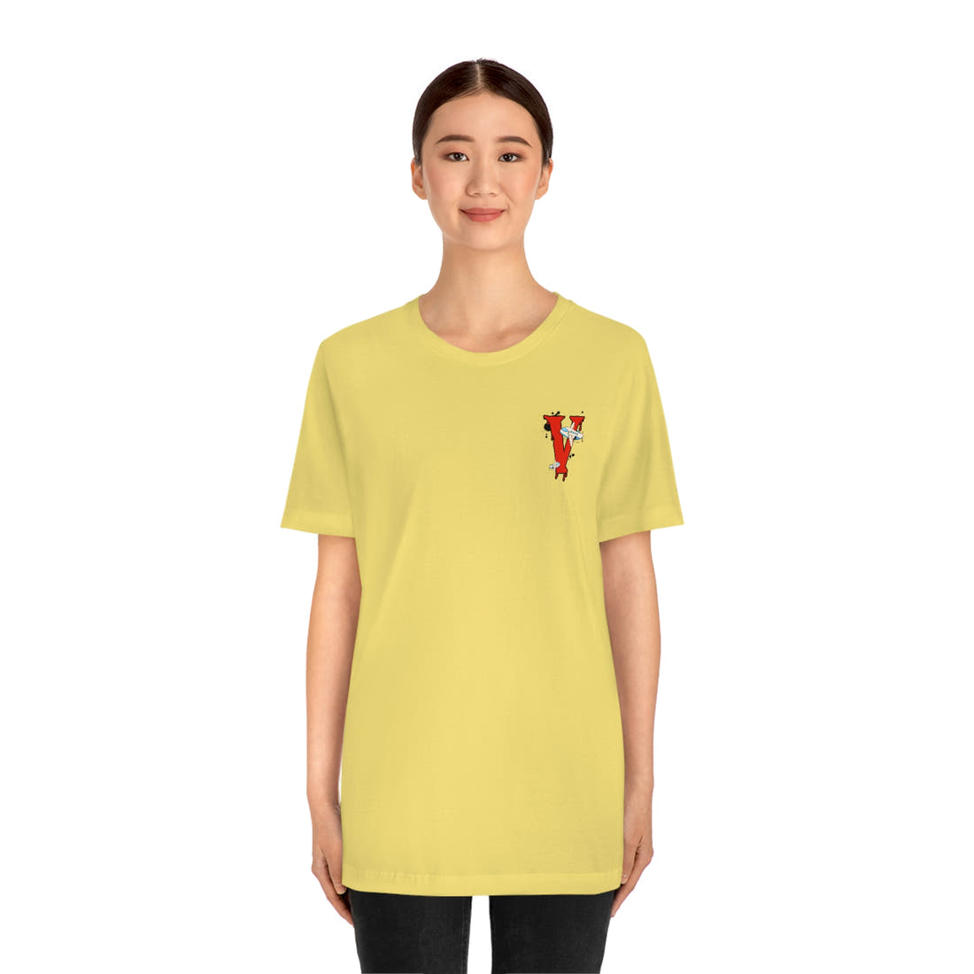 Vanish | Iconic V Logo Tee – Screen-Printed Front & Back