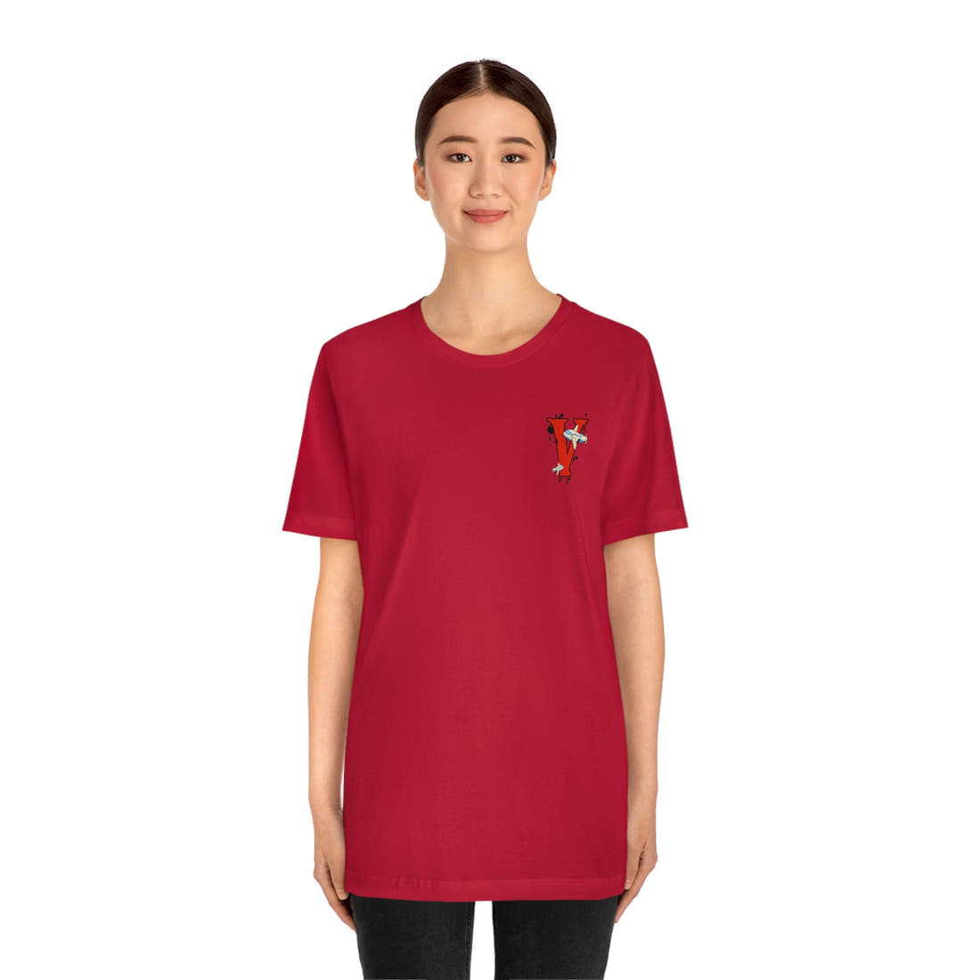 Vanish | Iconic V Logo Tee – Screen-Printed Front & Back