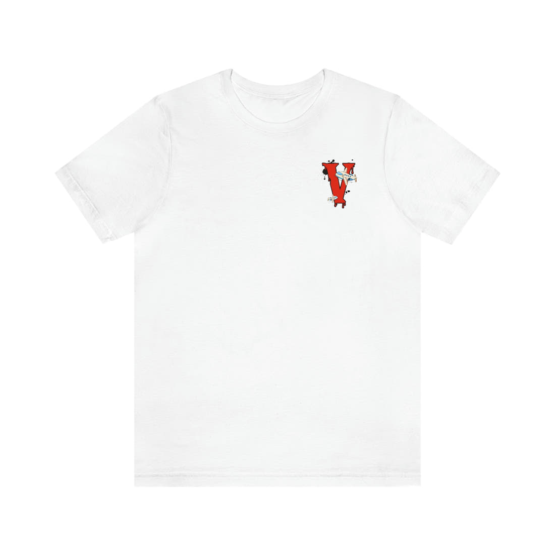 Vanish | Iconic V Logo Tee – Screen-Printed Front & Back