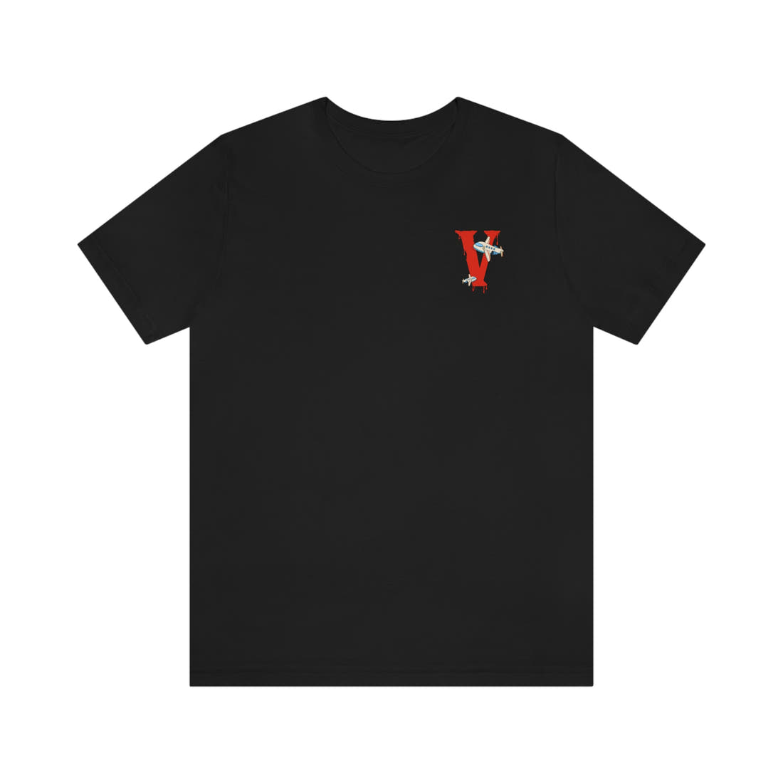 Vanish | Iconic V Logo Tee – Screen-Printed Front & Back