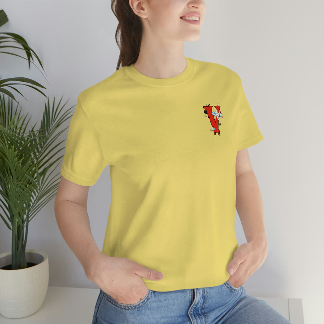 Vanish | Iconic V Logo Tee – Screen-Printed Front & Back