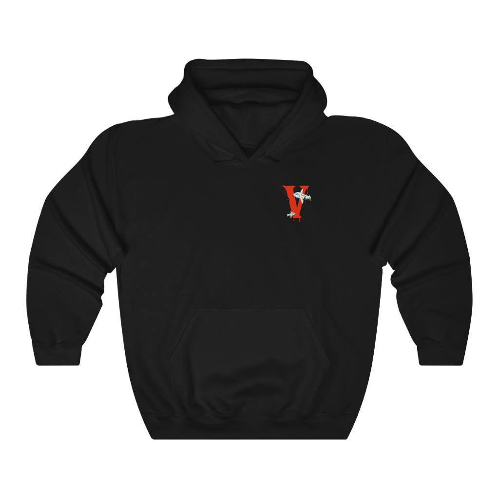 Vanish | Iconic V Pullover Hoodie – Screen-Printed Front and Back
