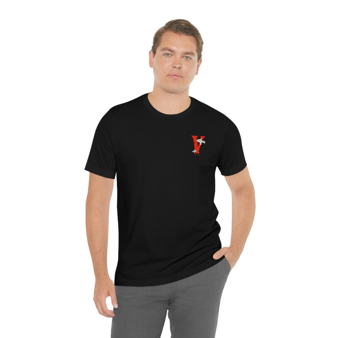 Vanish | Iconic V Logo Tee – Screen-Printed Front & Back