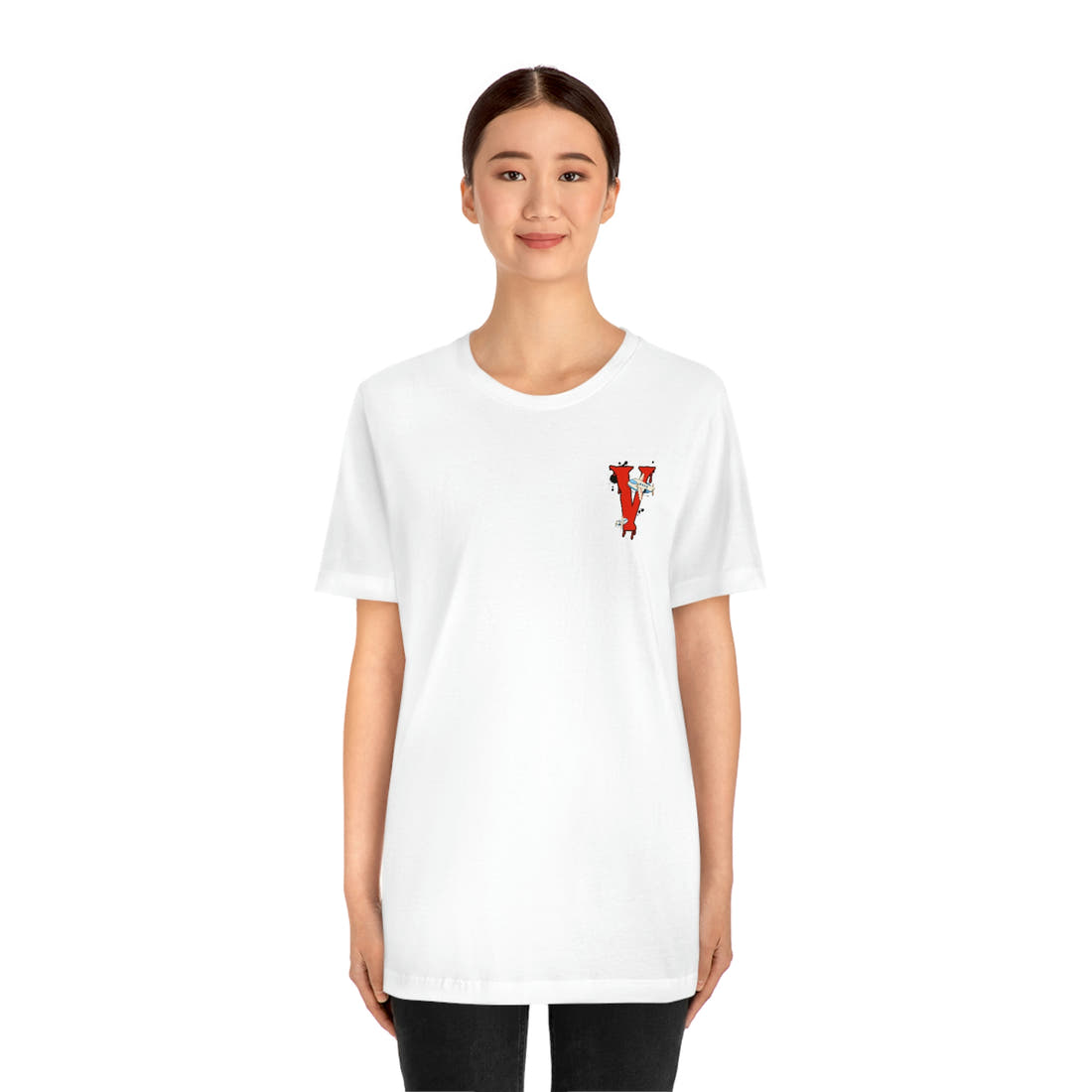 Vanish | Iconic V Logo Tee – Screen-Printed Front & Back