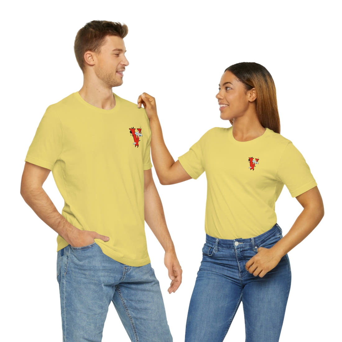 Vanish | Iconic V Logo Tee – Screen-Printed Front & Back